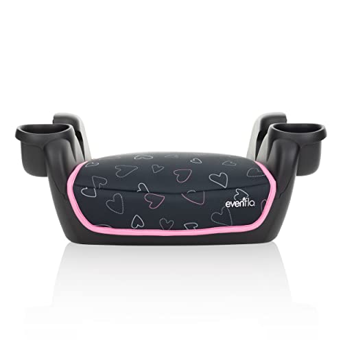 Static Black No Back Booster Car Seat F147