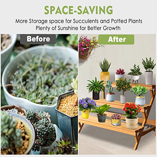 3 Tier Wood Plant Stand F786926