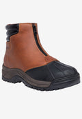 Men's Black Mid Zip Boots I8028