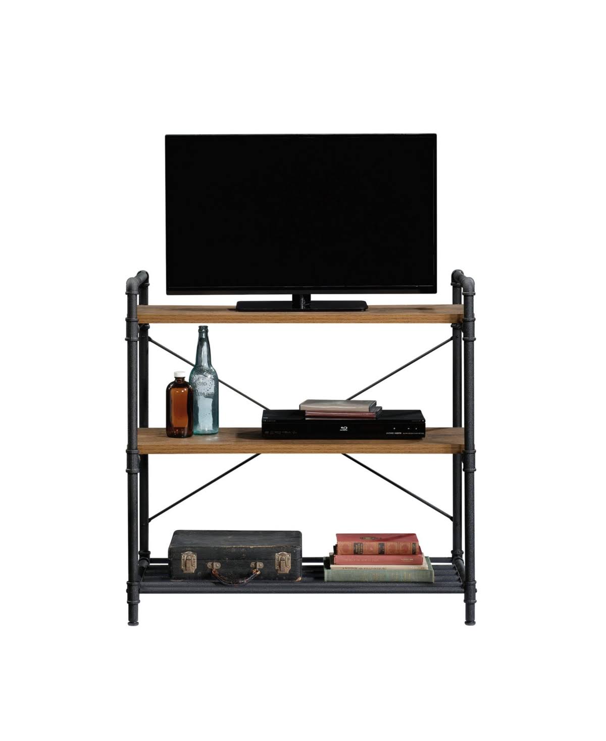 Checked Oak Console Table A42442