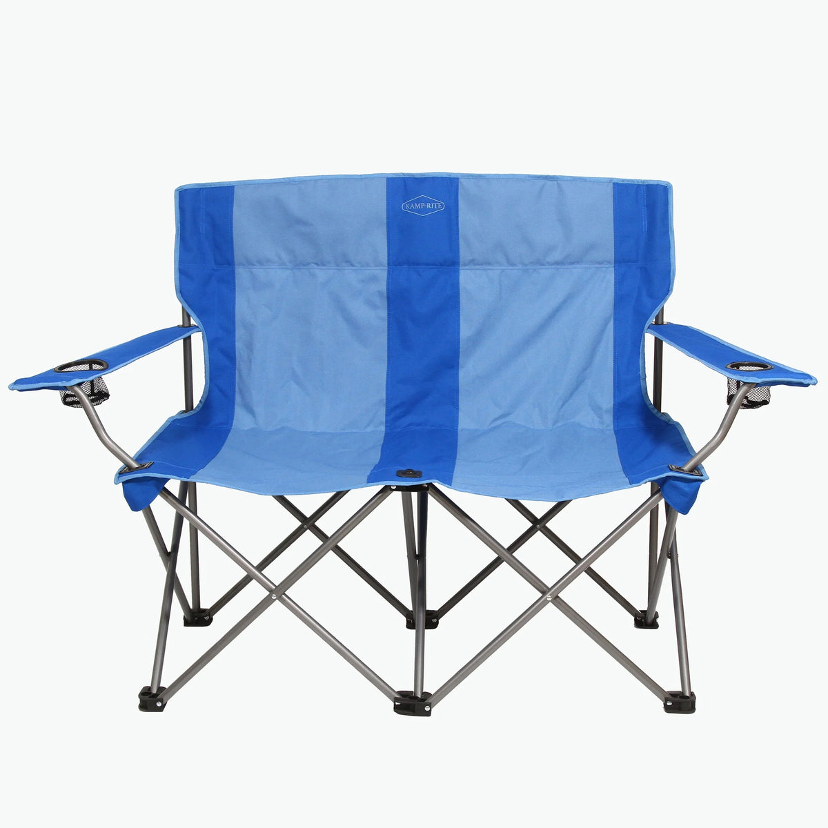 Blue Double Folding Lawn Chair W2971