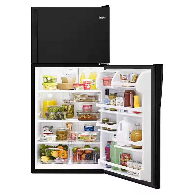 Black Top Freezer Refrigerator I31057