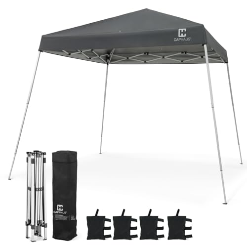 12ft x 12ft White Pop Up Canopy Tent with Wheeled Carry Bag E89764