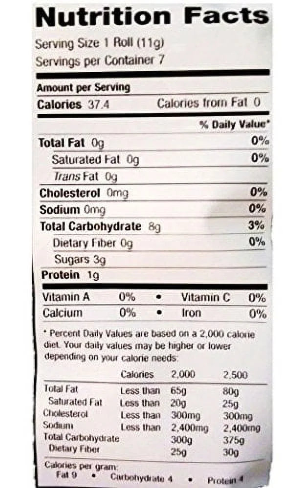 Crunchy Wheat Roll Snack 2.7 oz 12 Packs B638530
