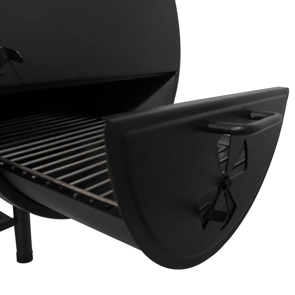 Charcoal Grill and Offset Smoker S906