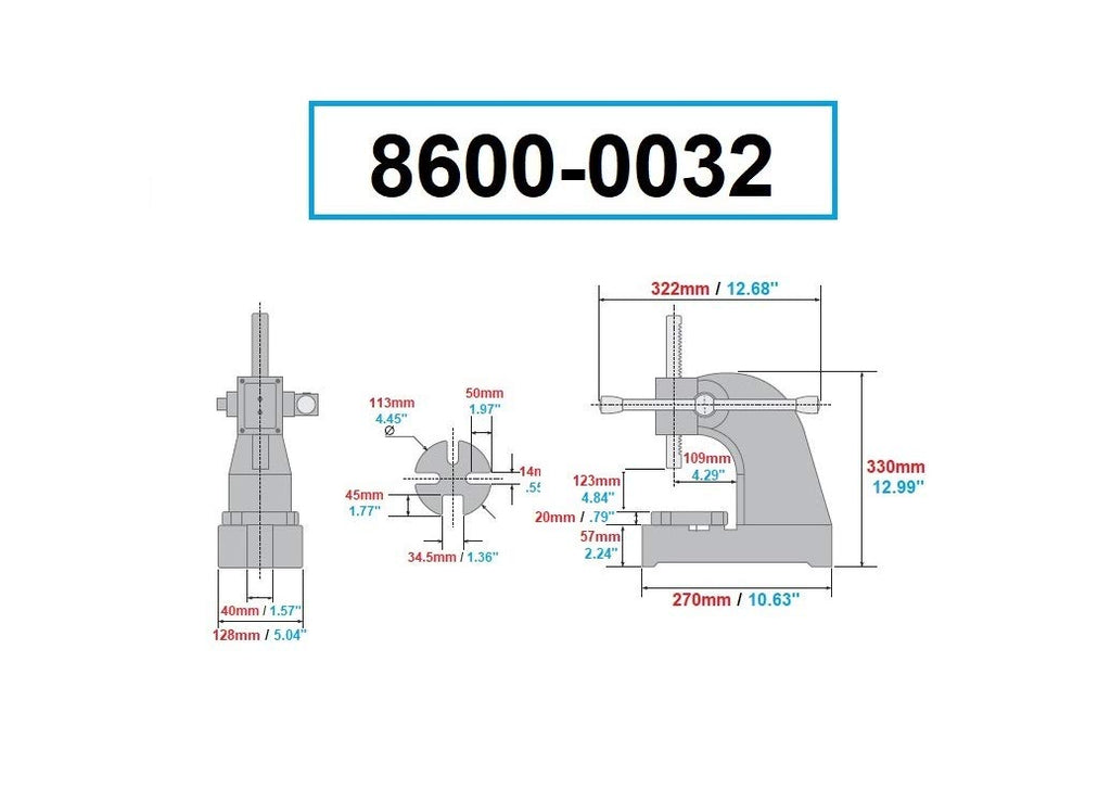 Heavy Duty Arbor Press, 1 Ton Capacity D169