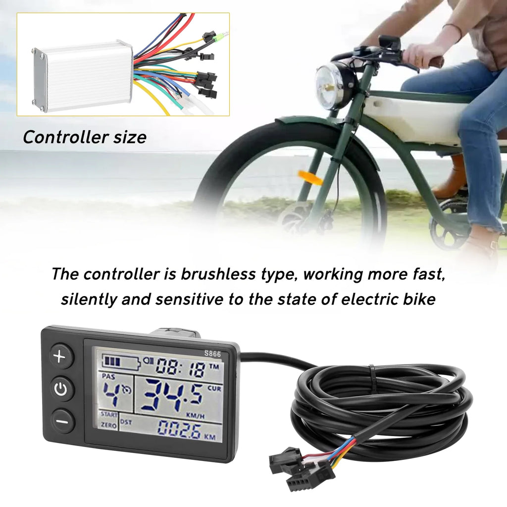 Brushless E-bike Controller with LCD Display U4753