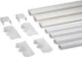 White Recessed In Wall Cord Management Kit, Pack of 2 T7958