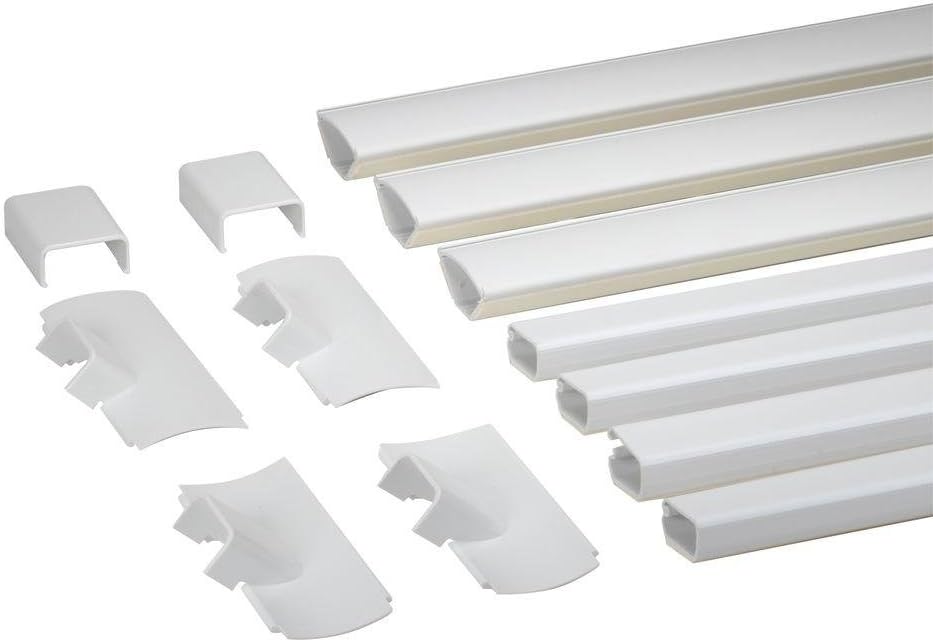White Recessed In Wall Cord Management Kit, Pack of 2 T7958