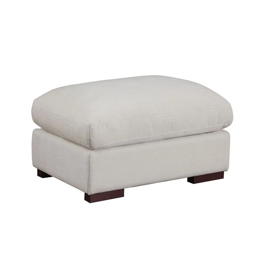 Beige Reversible Modular Fabric Sectional Sofa with Two Ottoman N8119