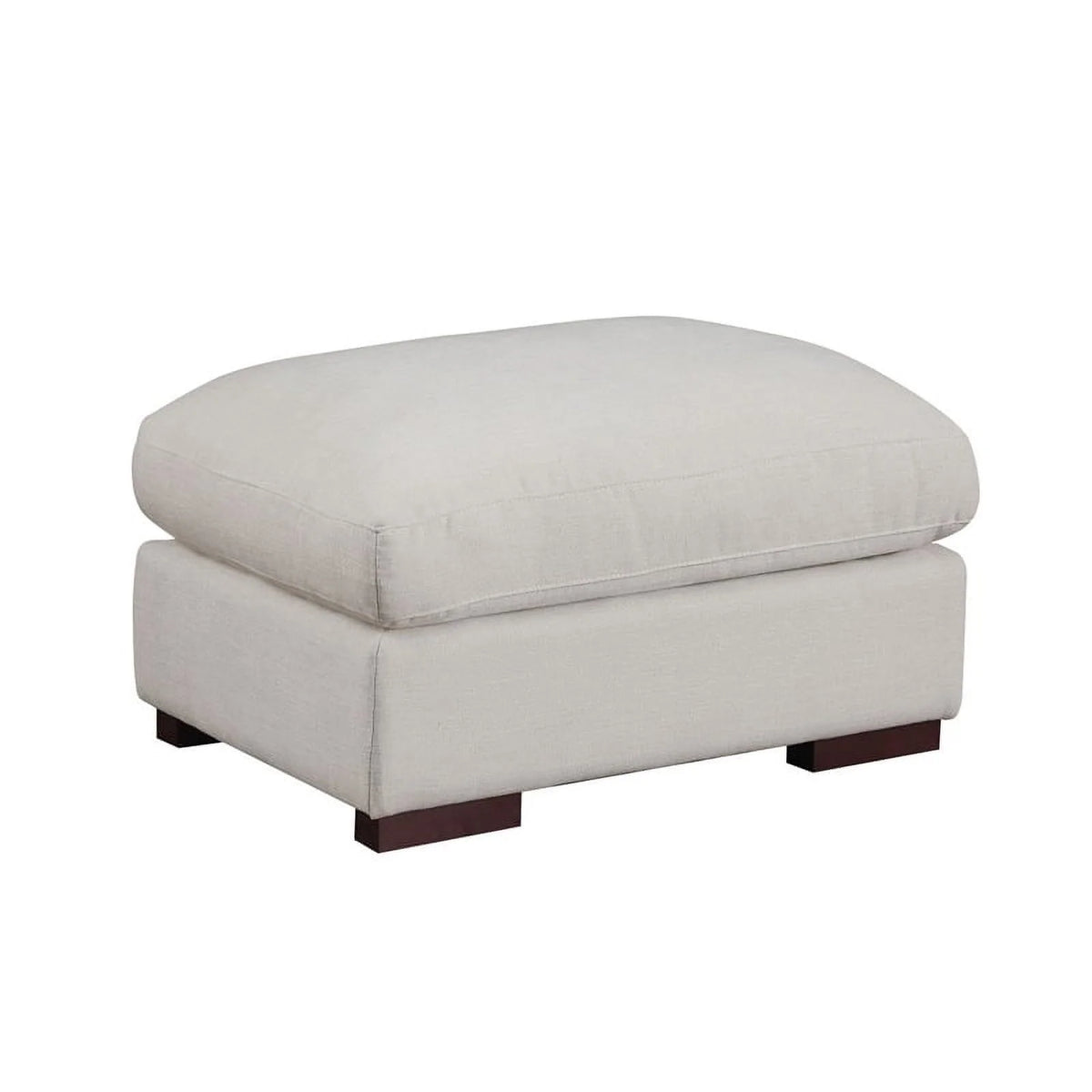 Beige Reversible Modular Fabric Sectional Sofa with Two Ottoman N8119
