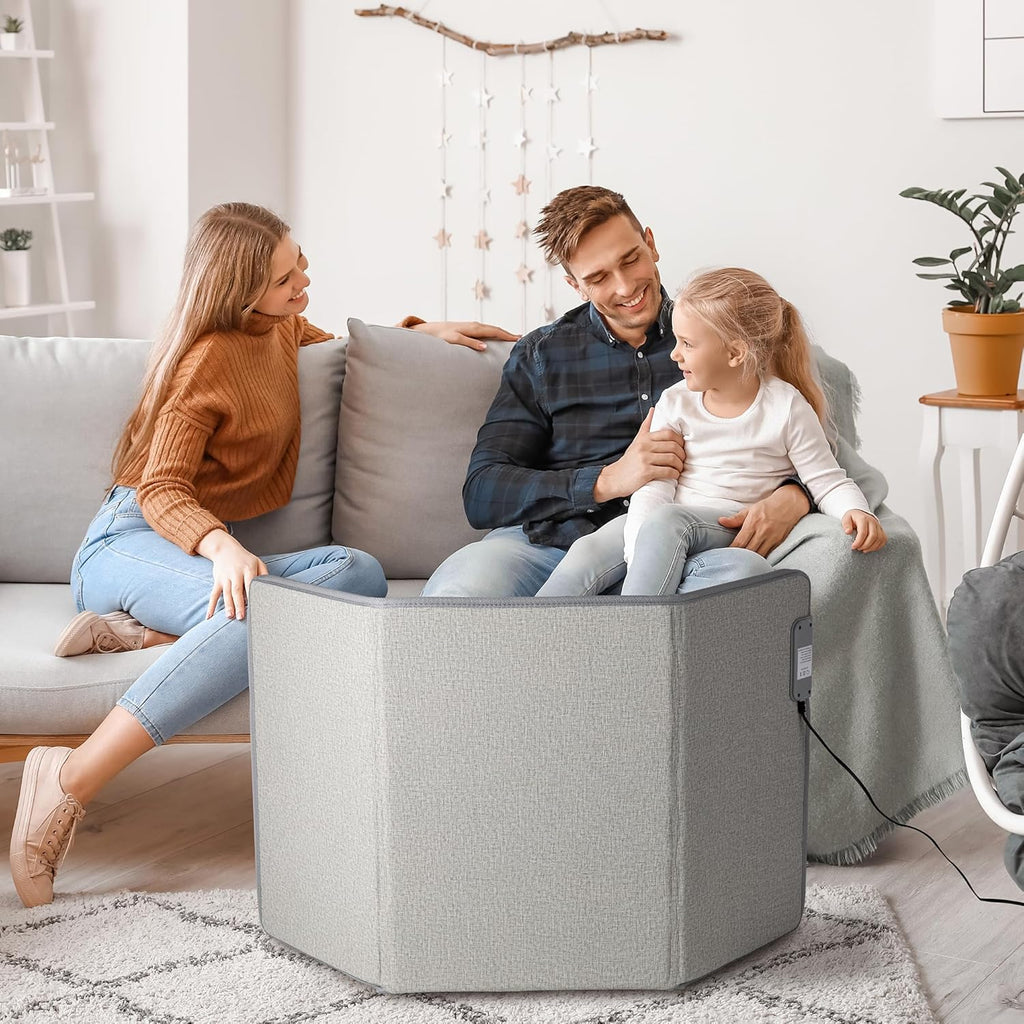 3 in 1 Space Heater with Heated Floor Mat & Side Table W765