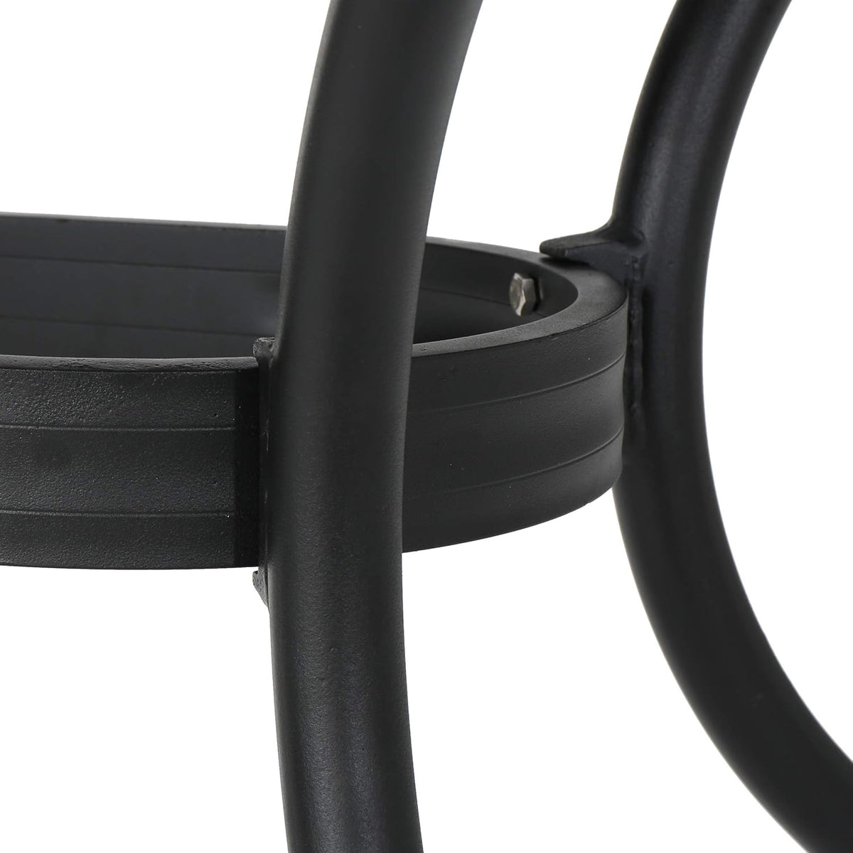 Black Sand Cast Aluminum Rectangle Table P488