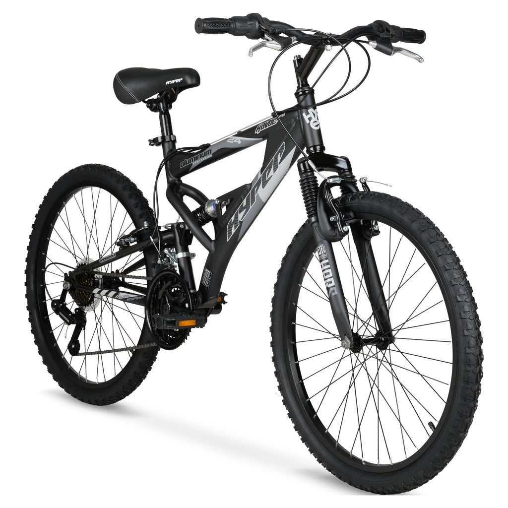 24 Boy's Black Mountain Bike X385