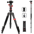Lightweight Travel Camera Tripod Monopod with Ball Head N172