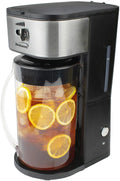 Iced Tea and Coffee Maker with 64 Ounce Pitcher, Black S280651
