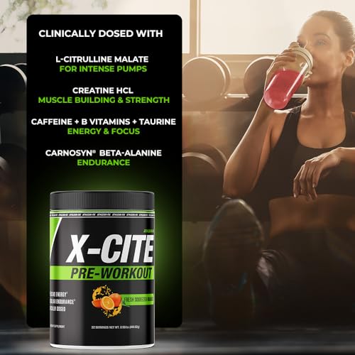 Pre-Workout with Beta-Alanine, Creatine & Caffeine, 22 Servings G68825