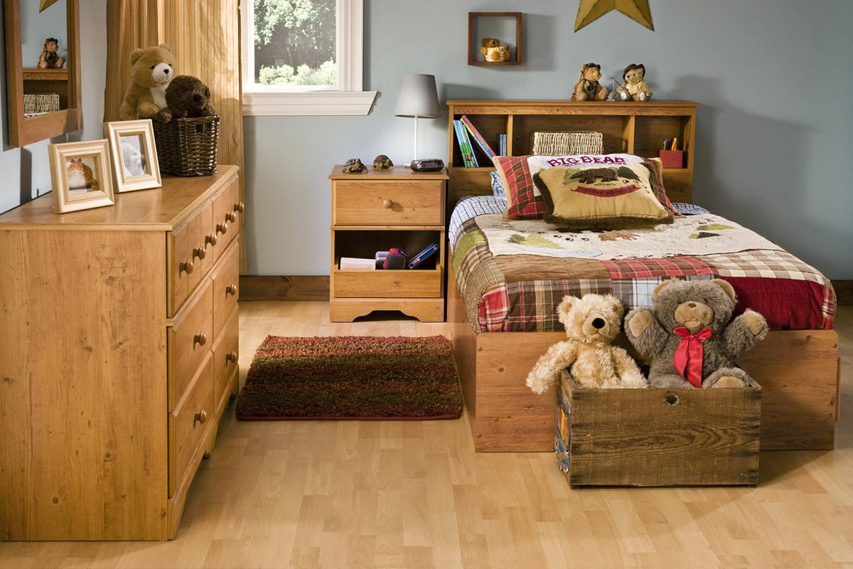 Country Pine Bookcase Headboard A926051