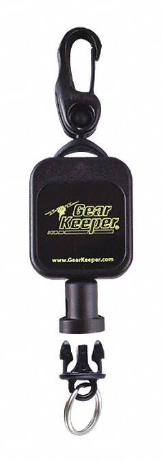 Retractable Lanyard, 14In, Black/Orange D791