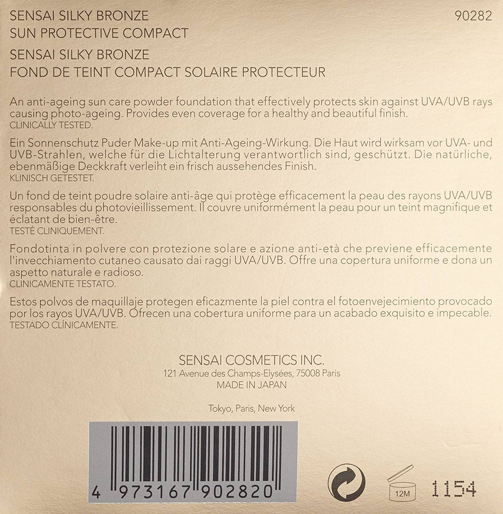 Silky Bronze Sun Protective Compact 8.5 Gr H45680