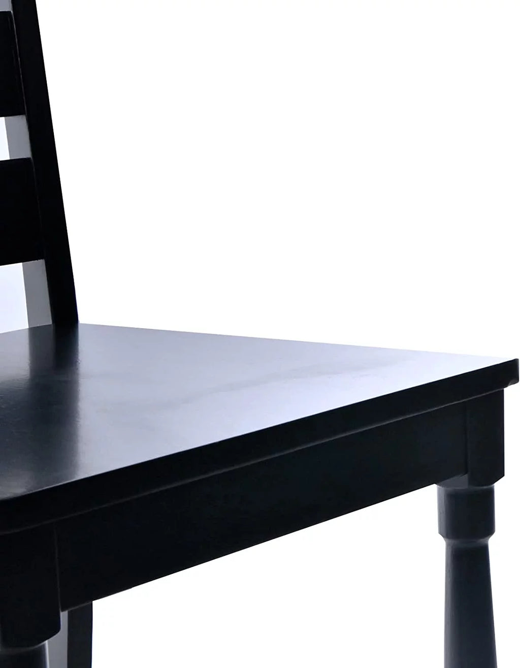 Black Wood Dining Chairs Set of 2 D30974