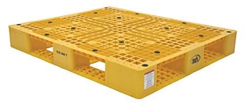 Yellow Polyethylene Pallet with 4 Way Entry Z497