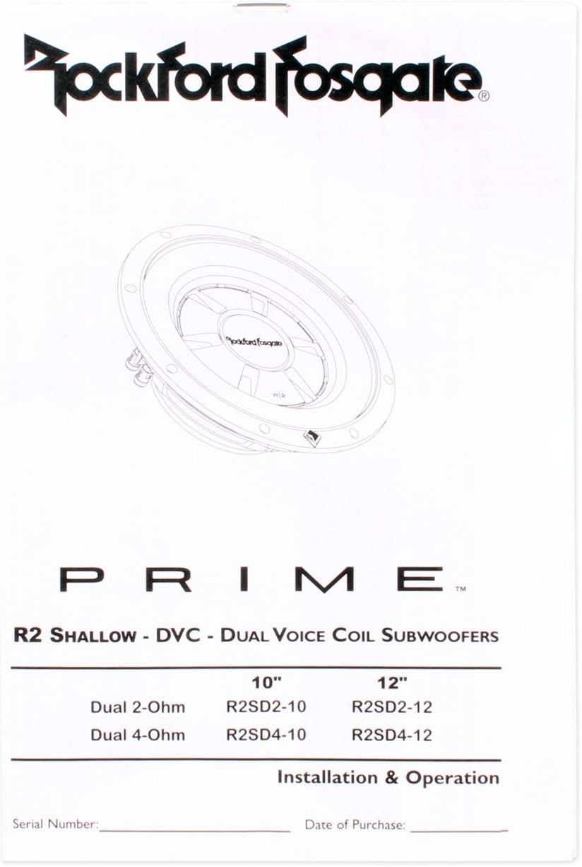 12 1000W 4-Ohm Shallow Car Subwoofer Pair G991591