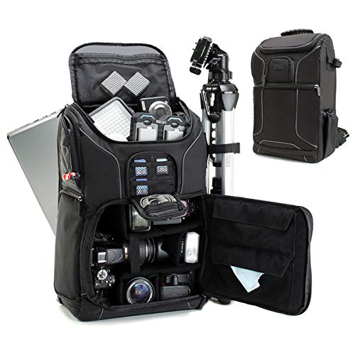 Green DSLR Camera Backpack with Laptop Compartment X999