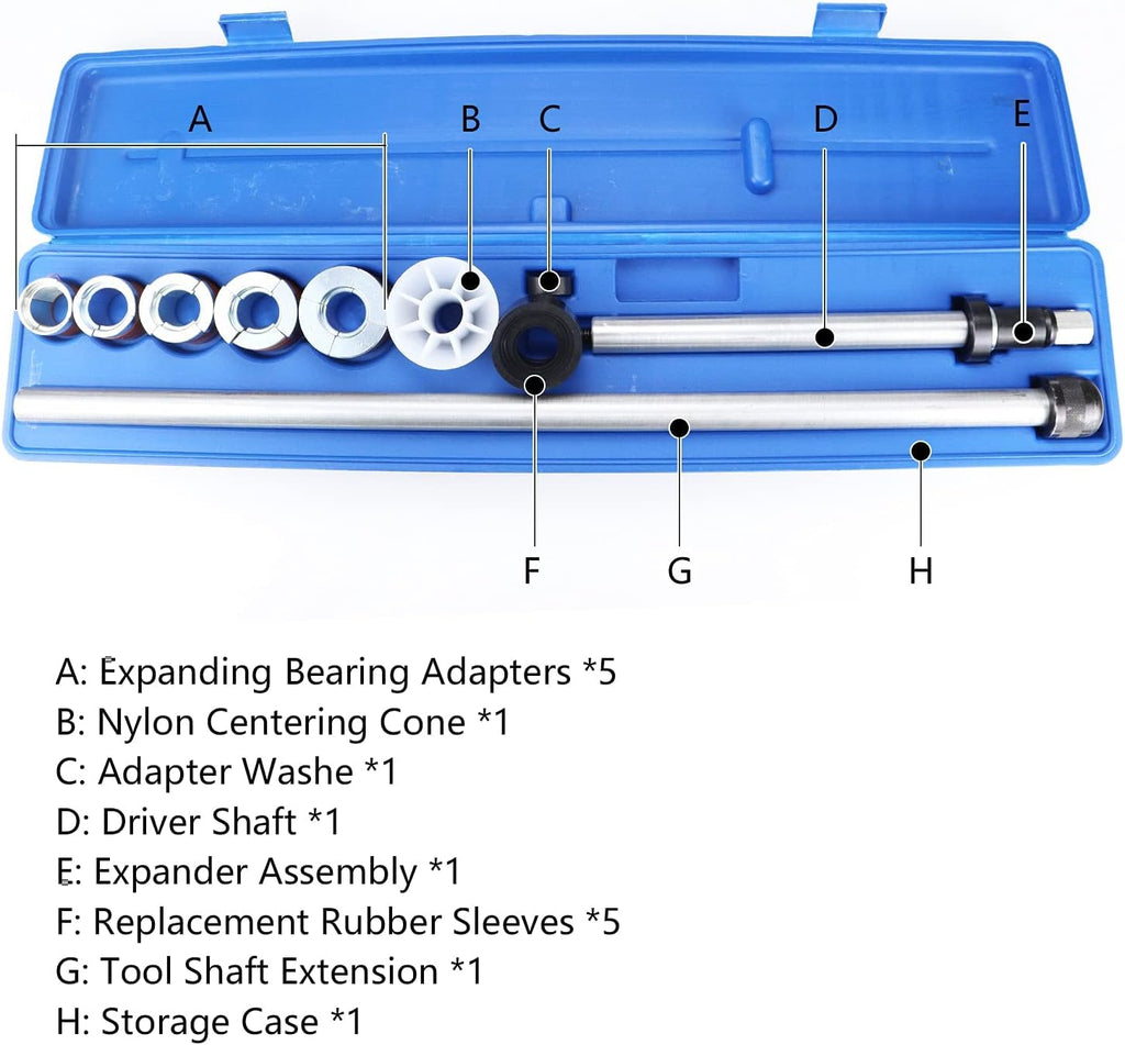 Universal Camshaft Cam Bearing Tool Kit P770