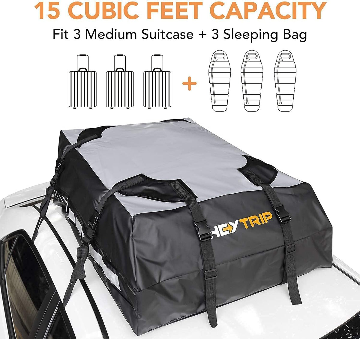 Waterproof Rooftop Cargo Carrier Pack of 2 O189927
