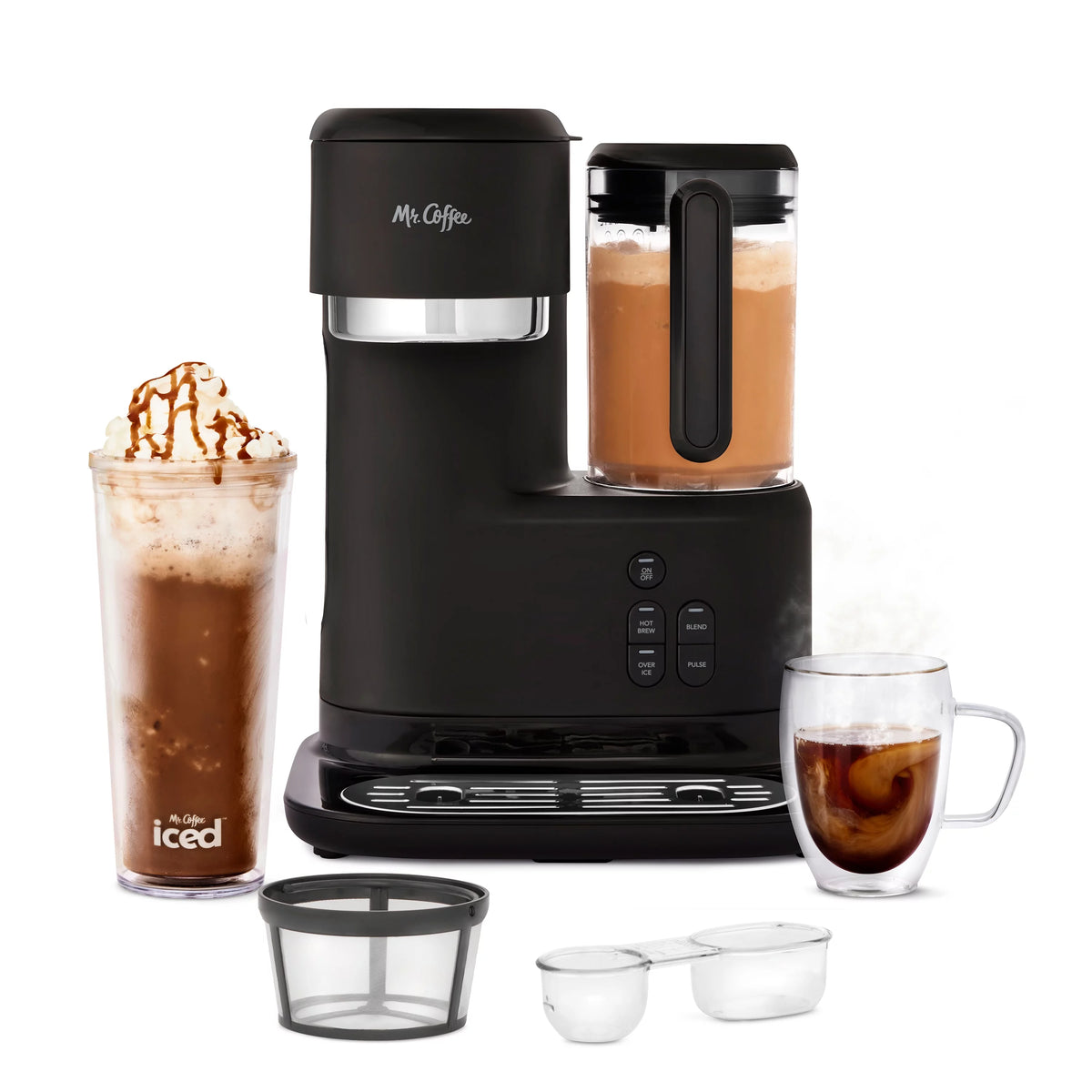Single Serve Iced Coffee Maker with Blender V481