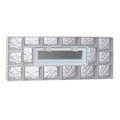 Frameless Replacement Glass Block Window 44-in x 18-in F22171