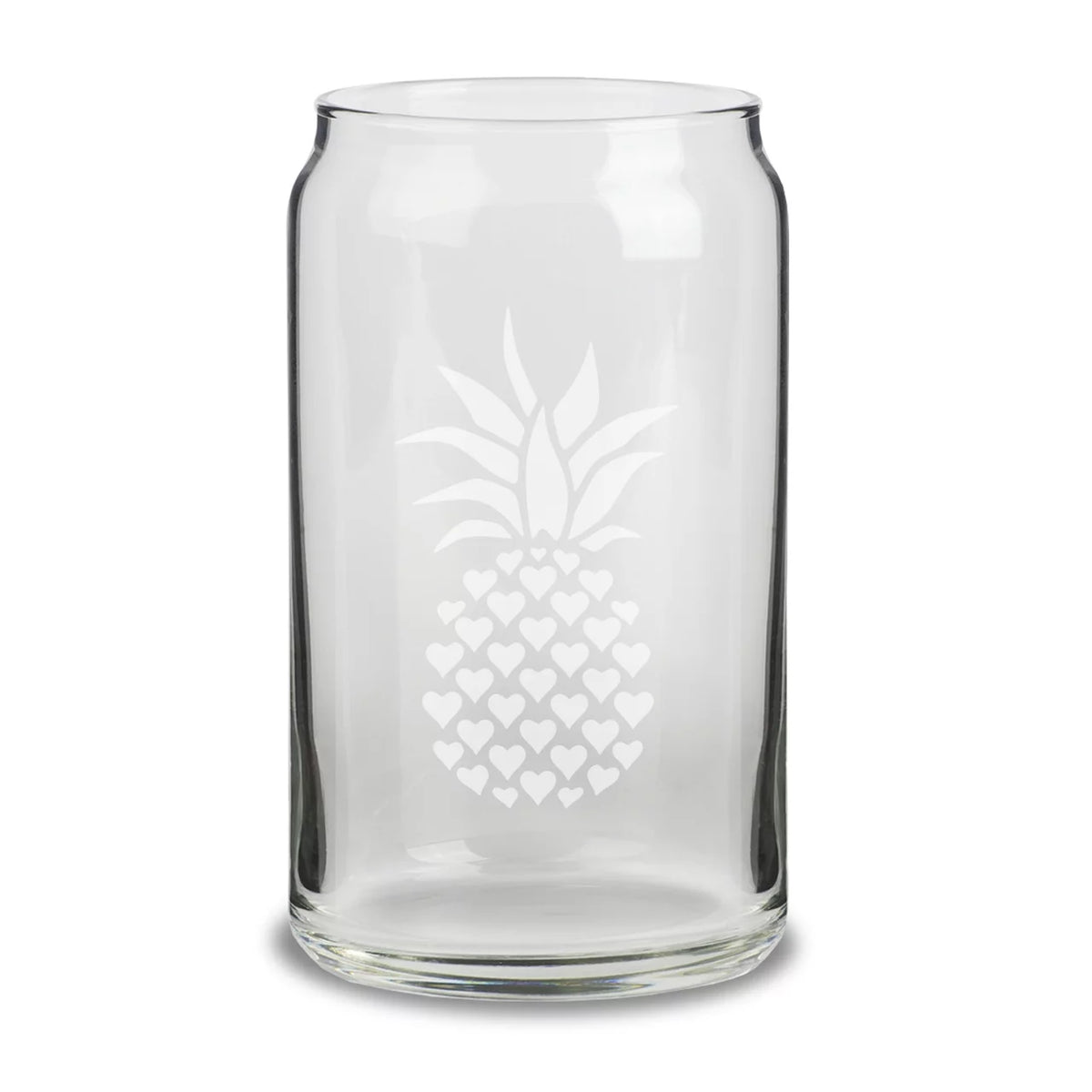 16 oz Beer Can Glass C9615