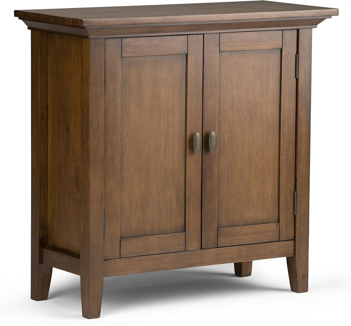 Distressed Grey Solid Wood Low Storage Cabinet D9536