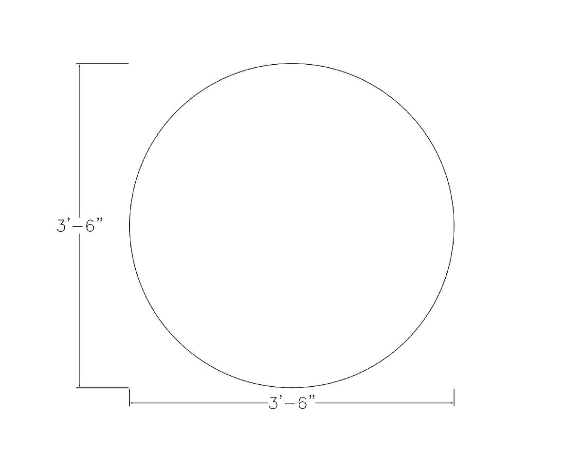 42" Round 4 Person Conference Table with Metal Base A57666