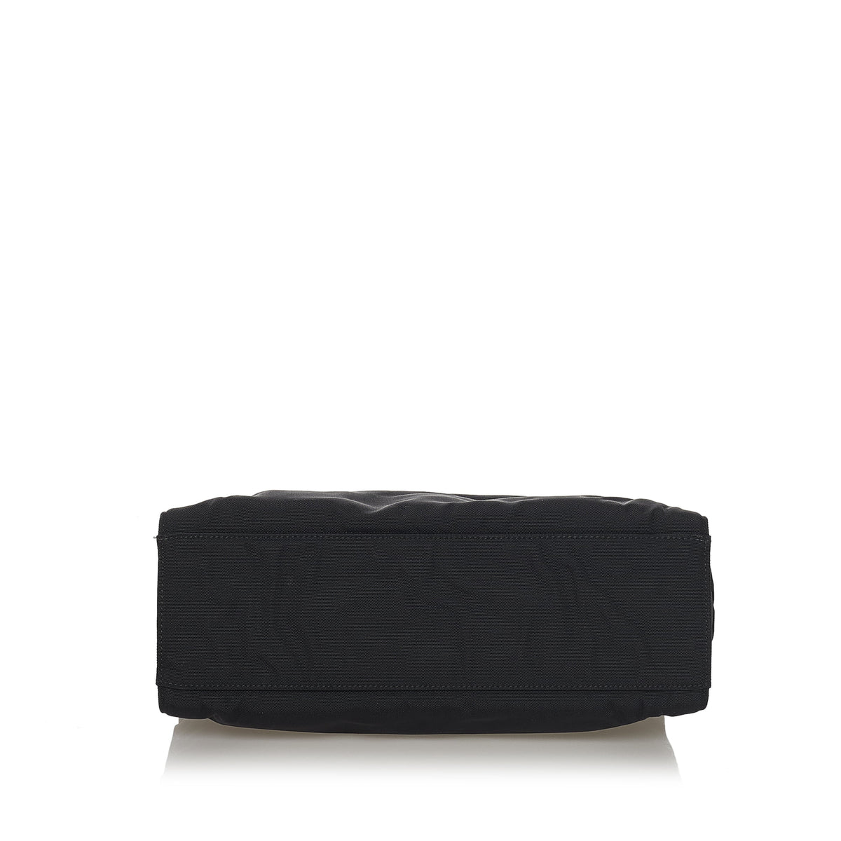 Black Nylon Bamboo Top Handle Handbag S975