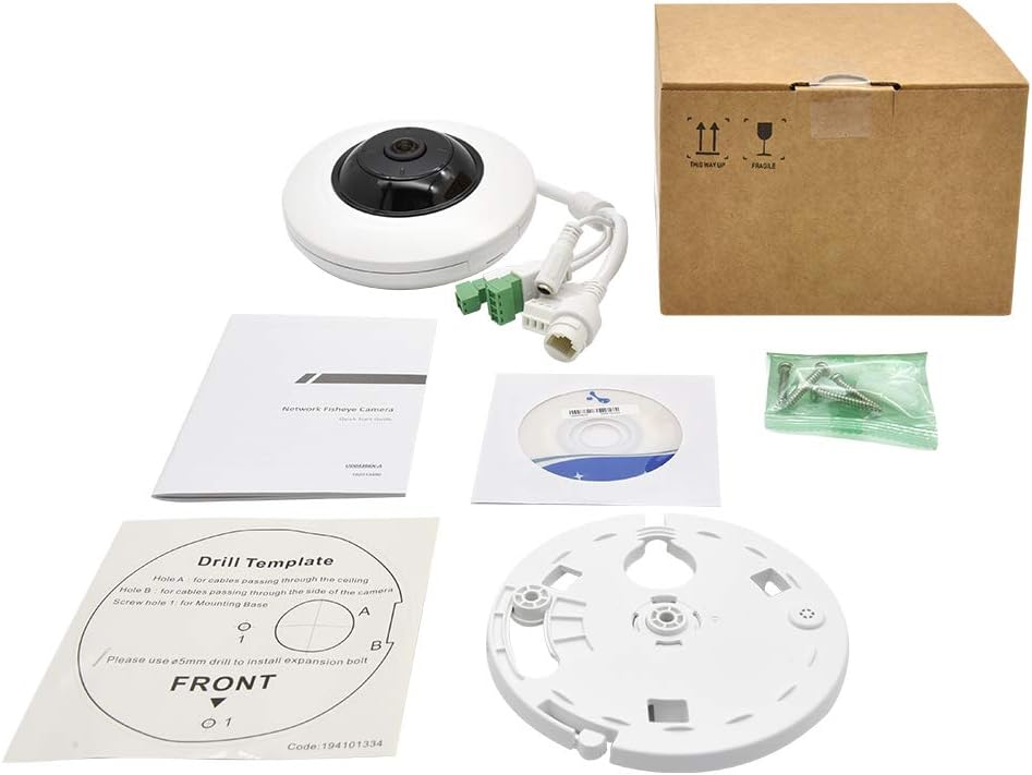 5 MP Fisheye Dome POE IP Camera A240