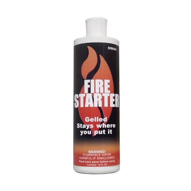 Stove Bright Gelled Fire Starter Case of Twelve 16 oz Bottles M1176