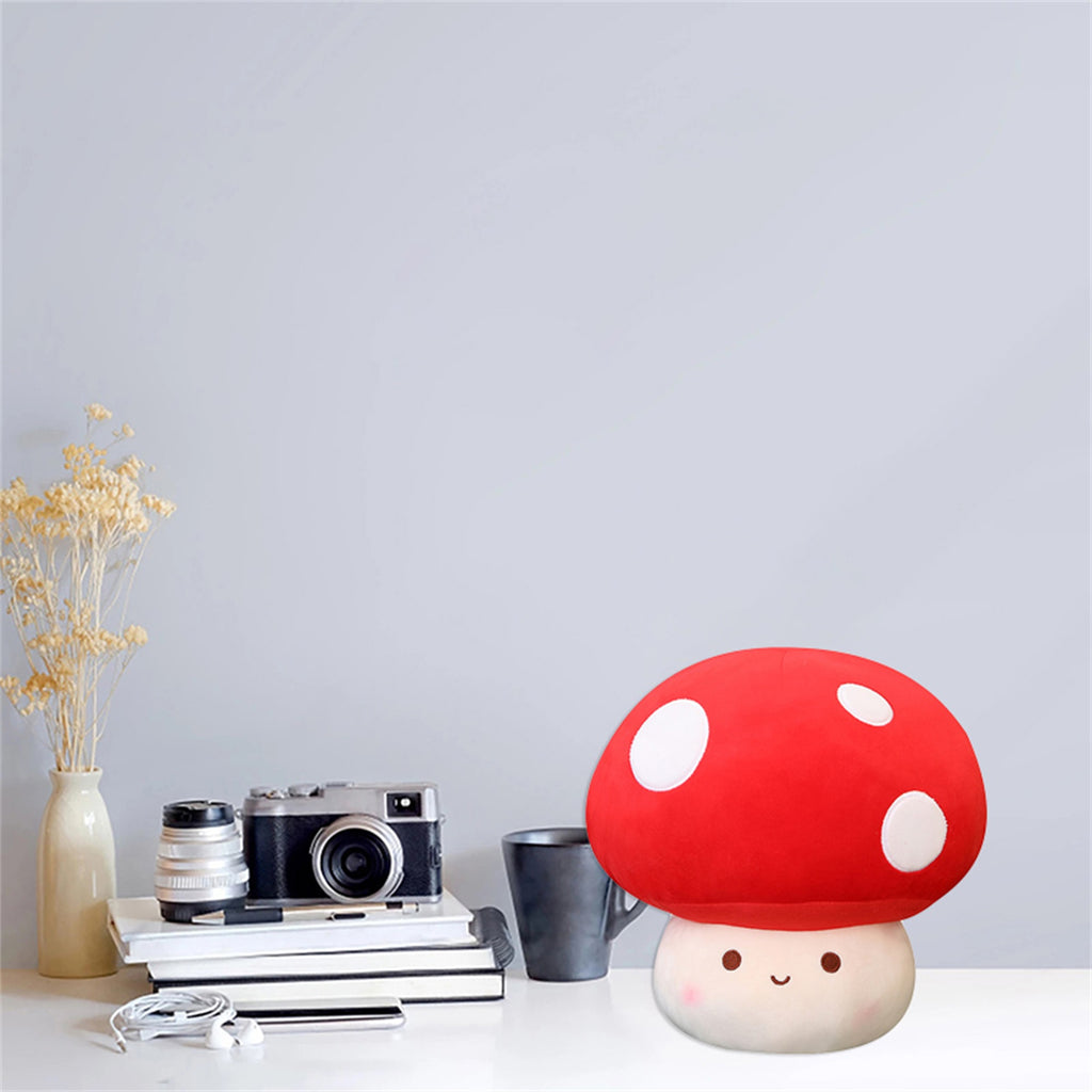 Cute Mushroom Shaped Plush Toy Stuffed Doll E907012