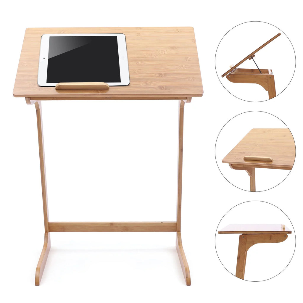 Bamboo Adjustable Laptop Desk E679275
