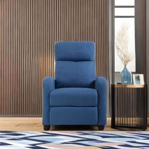Brown Leather Recliner Chair with Lumbar Support O99817