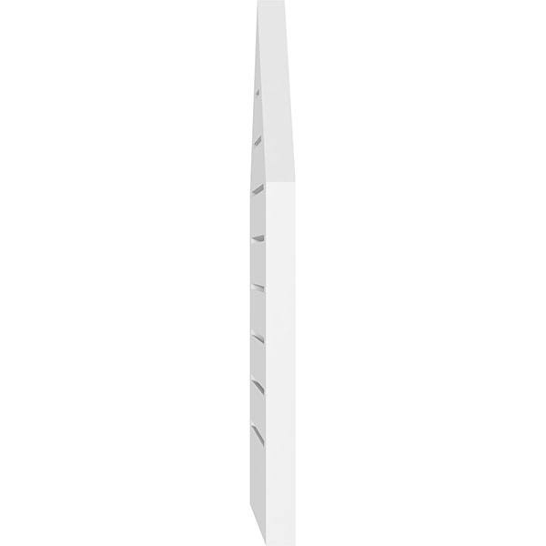Peaked Top Surface Mount PVC Gable Vent C7719