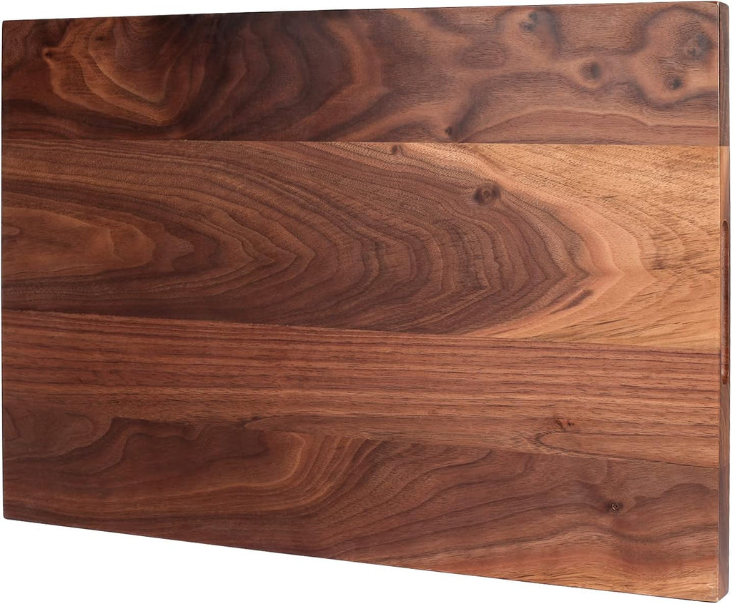 Walnut Wood Cutting Board with Juice Groove, Pack of 2 S8565