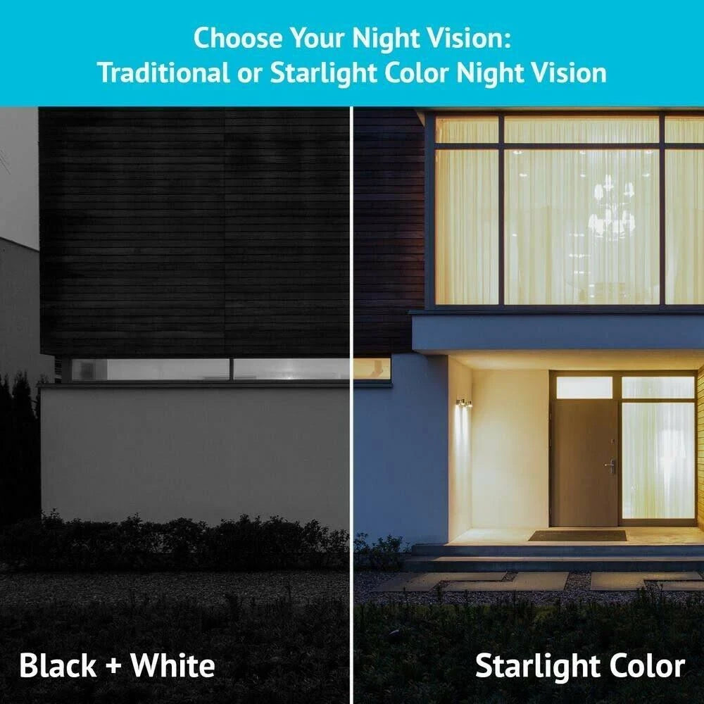 3MP WiFi Video Doorbell Camera with Colored Night Vision U231247