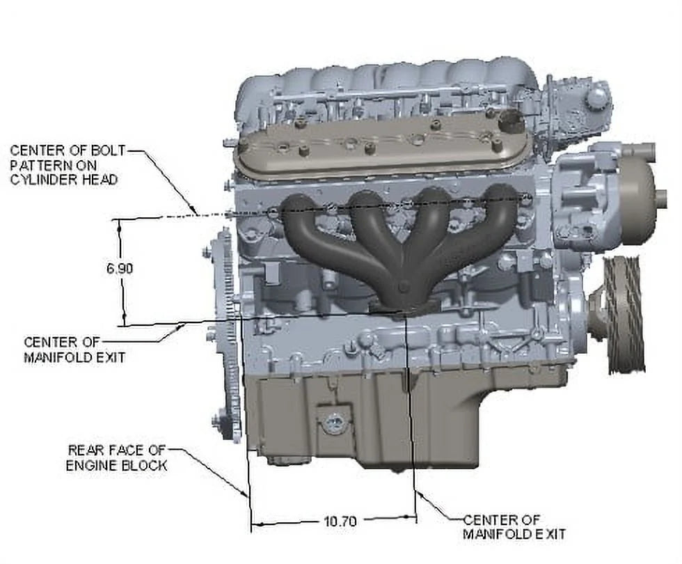 Center Dump Natural Exhaust Manifolds W54591
