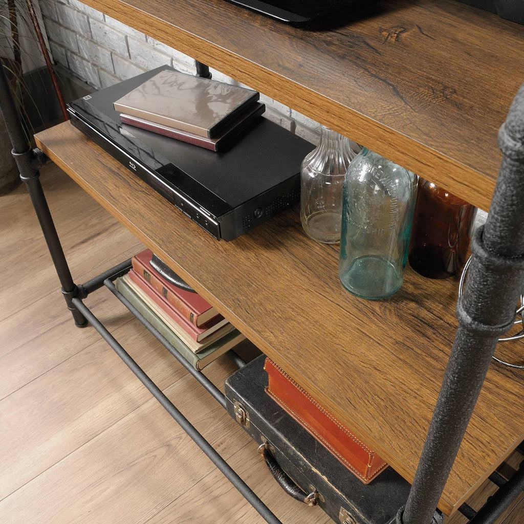 Checked Oak Console Table A42442