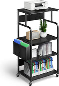 4 Tier Mobile Printer Stand with Storage Bag A3789