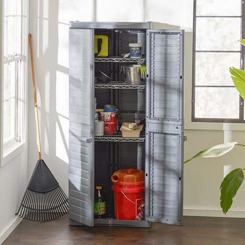 Heavy Duty Base Cabinet with 2 Adjustable Metal Shelves C6833