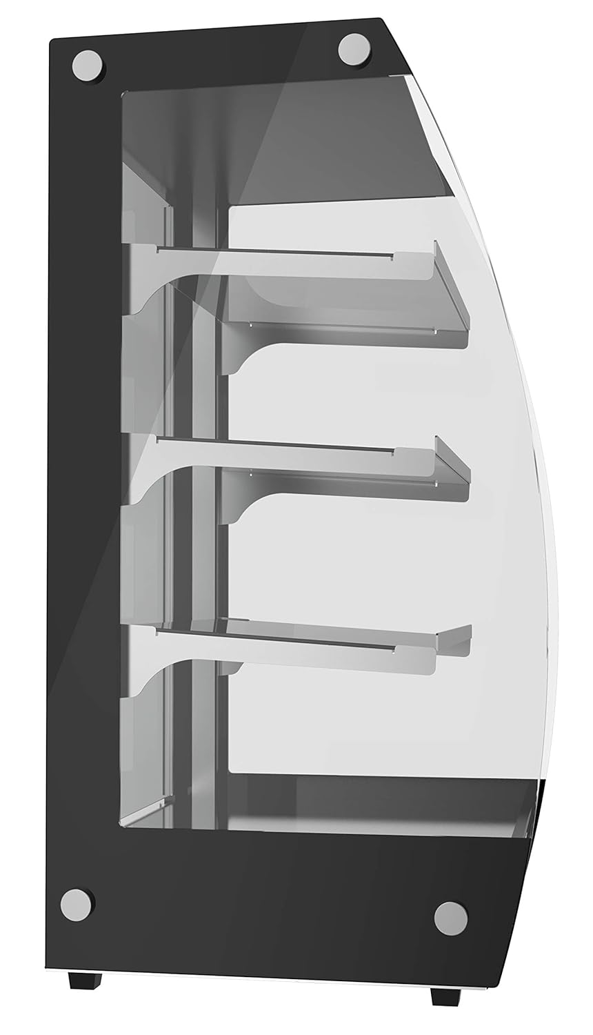 Commercial Glass Bakery Display Case 4 Tier with LED Lighting X6344