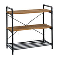 Checked Oak Console Table A42442